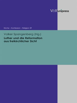 cover image of Luther und die Reformation aus freikirchlicher Sicht